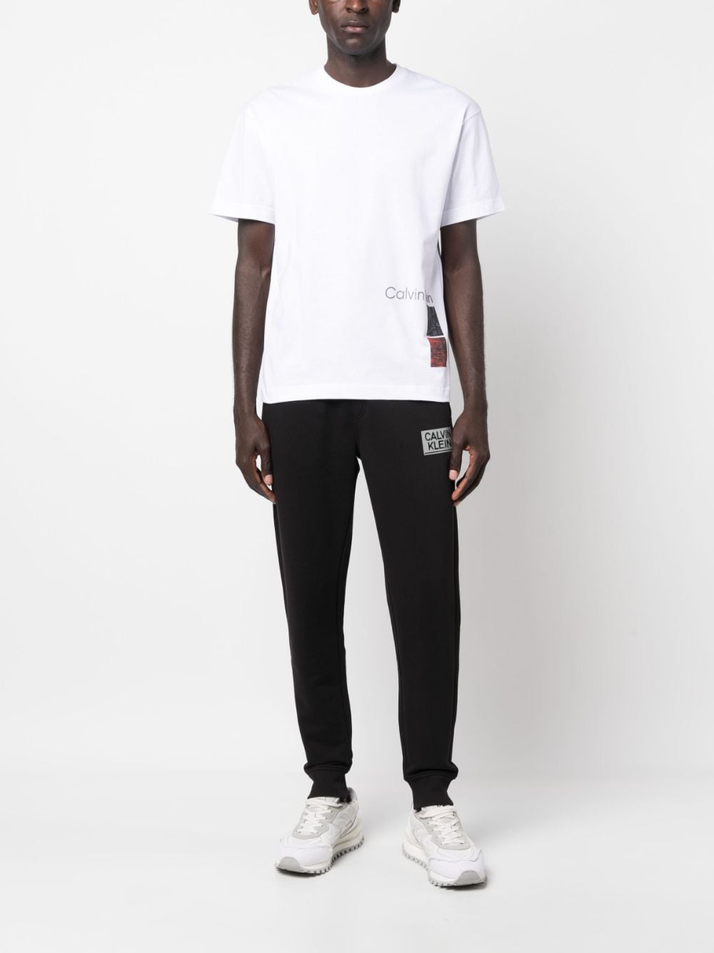 Calvin Klein logo-print Cotton Track Pants - Farfetch