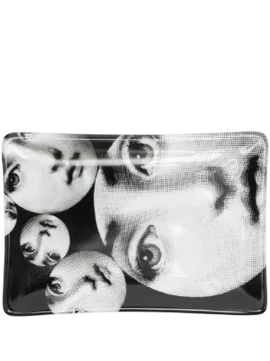 Fornasetti Mano hand-motif Porcelain Ashtray | Black | FARFETCH RO