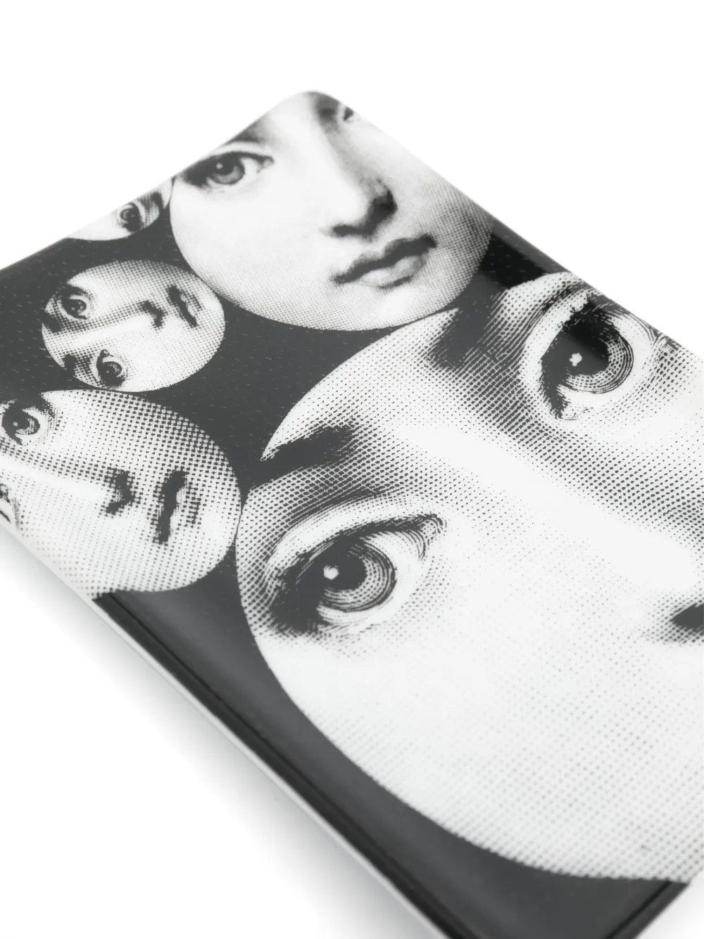 Fornasetti Tema E Variazioni N.242 Porcelain Ashtray In Black