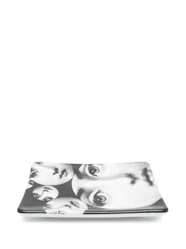 Fornasetti Tema e Variazioni n.242 Porcelain Ashtray | Black