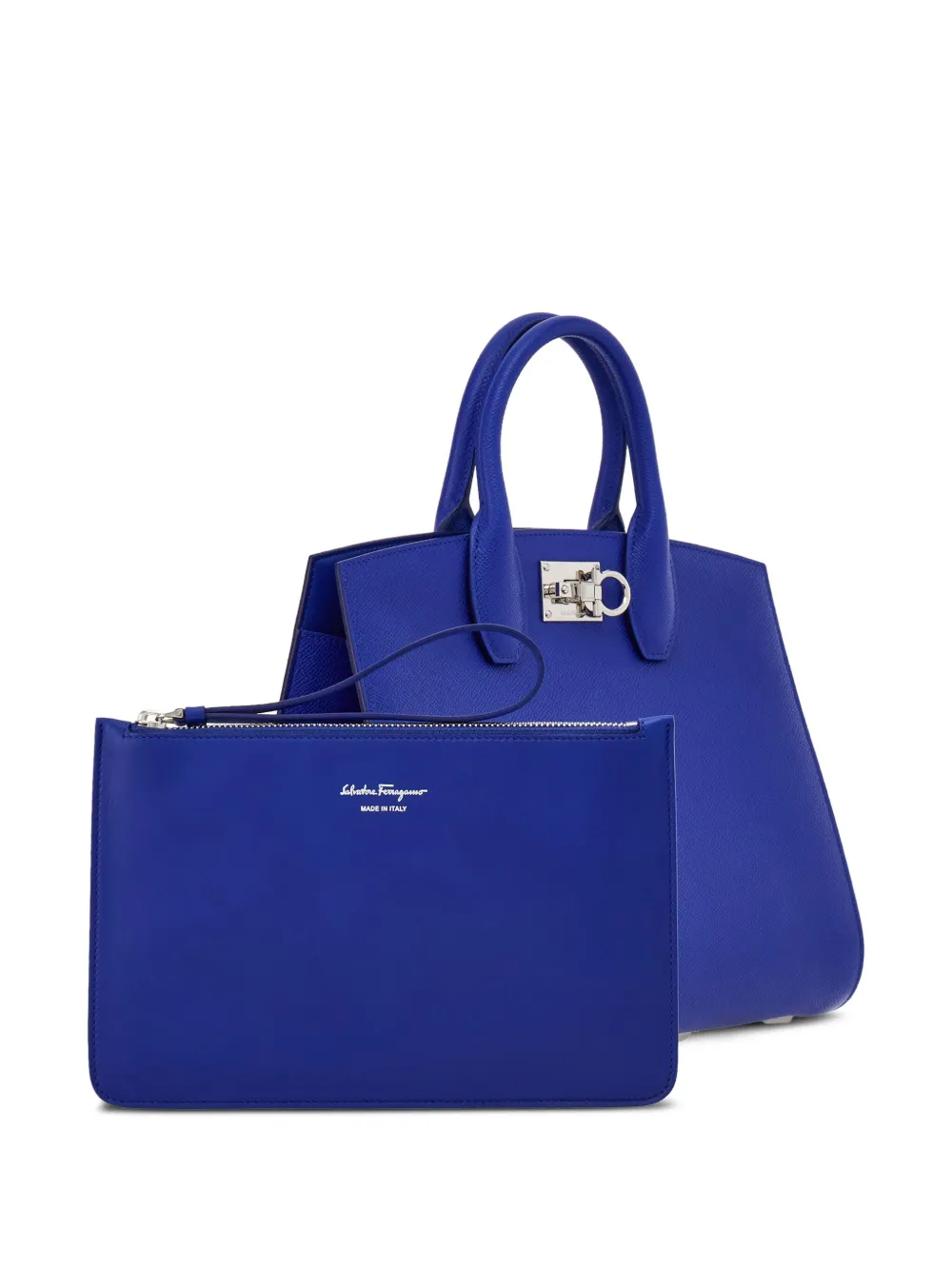 Ferragamo Studio Leather Tote Bag Farfetch