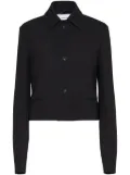 Ferragamo single-breasted cropped jacket - Black