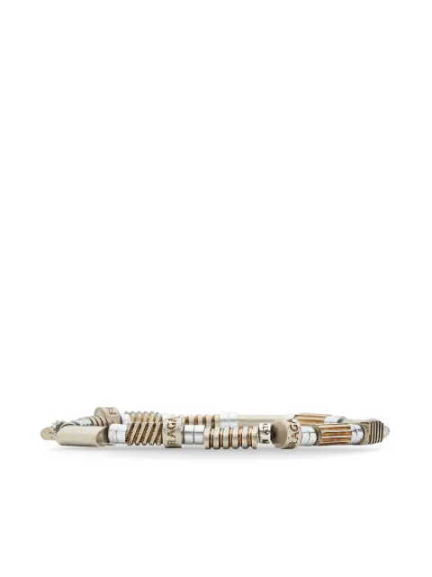 Ferragamo Pulseira redonda com logo gravado 