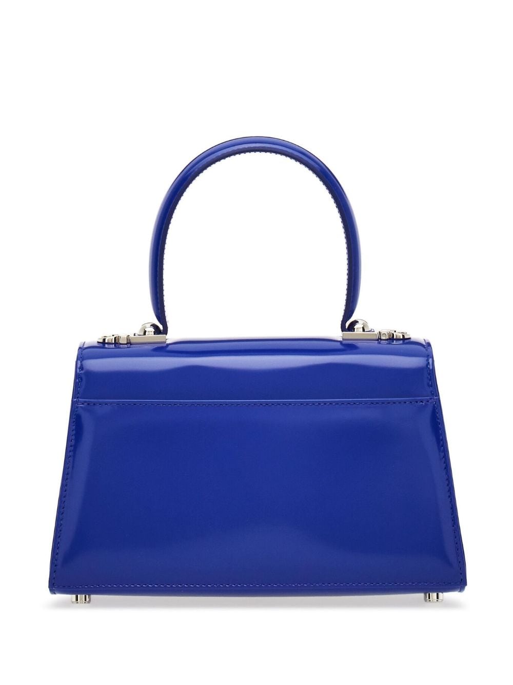 Shop Ferragamo Iconic Leather Tote Bag In Blue
