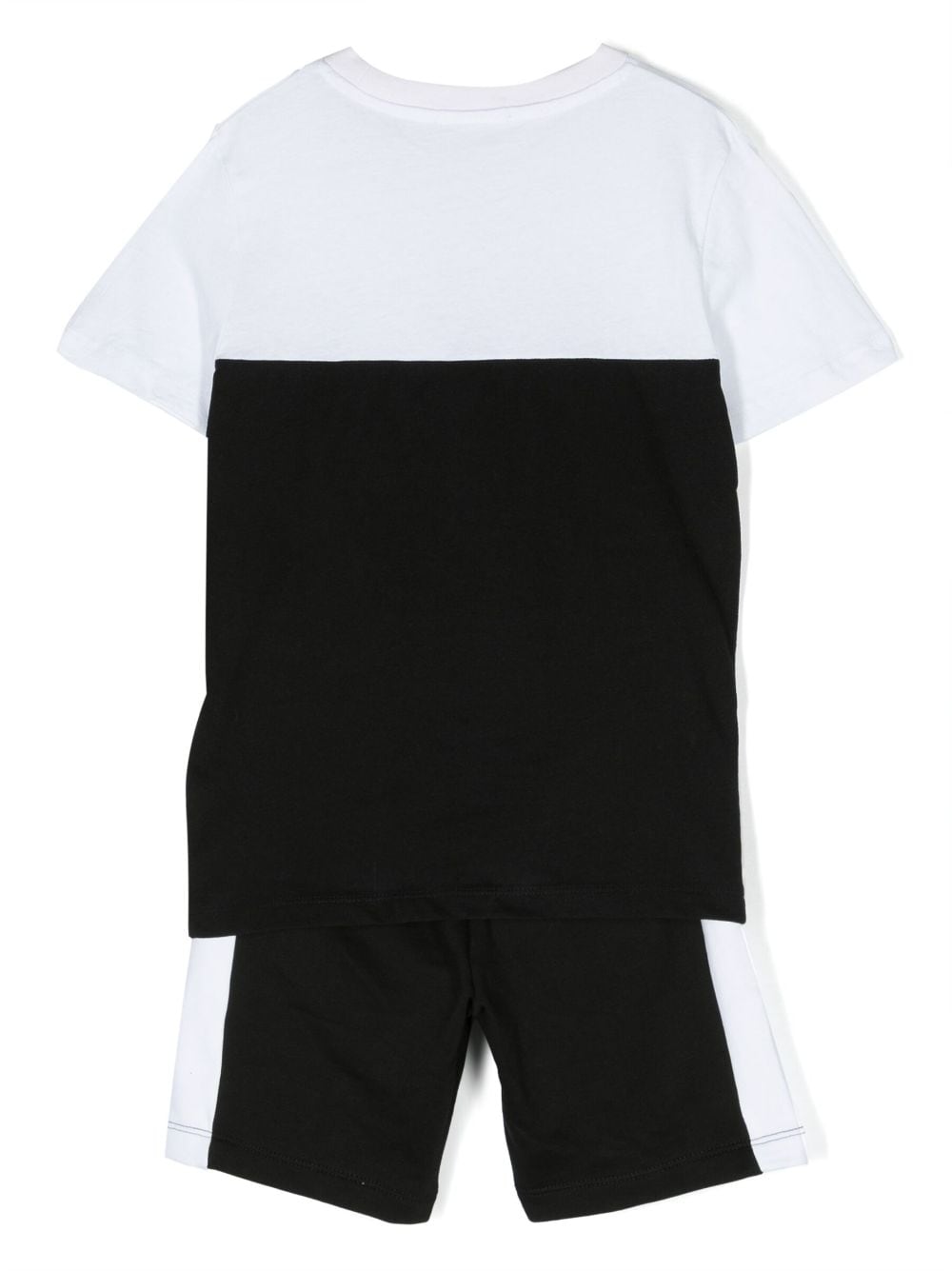 Calvin Klein Kids logo-print cotton shorts set - Zwart