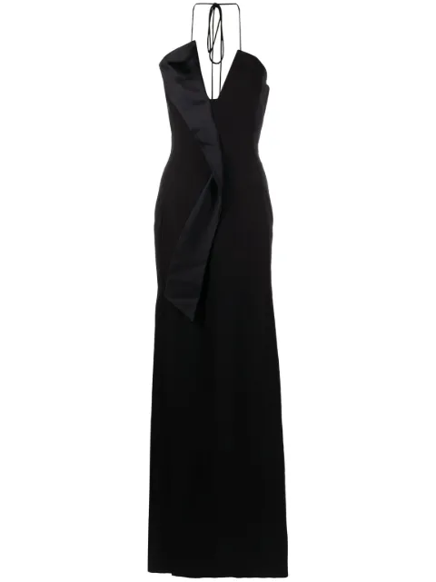 Genny V-neck sleeveless long dress