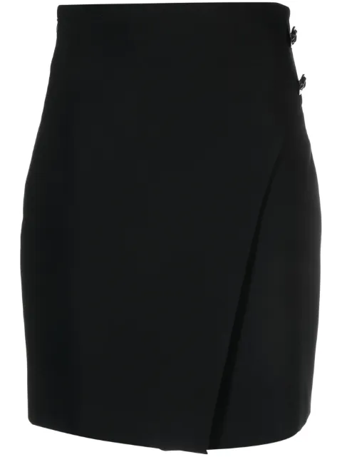 Genny high-waisted A-line skirt