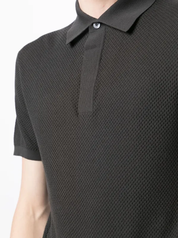 Dunhill メッシュ ポロシャツ | グレー | FARFETCH JP