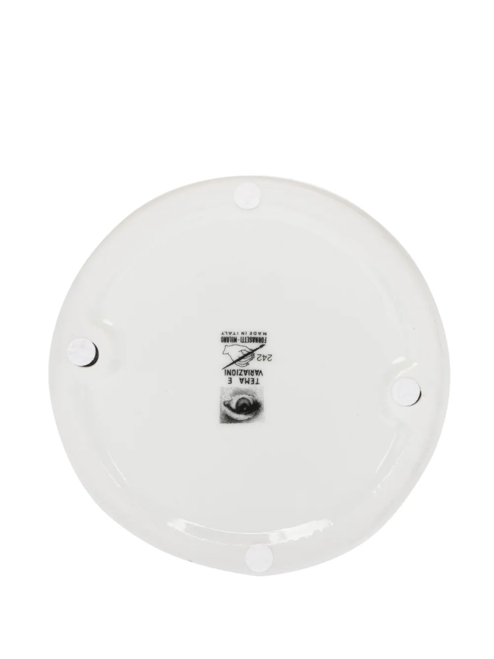 Fornasetti Tema E Variazioni N.242 Ashtray In White