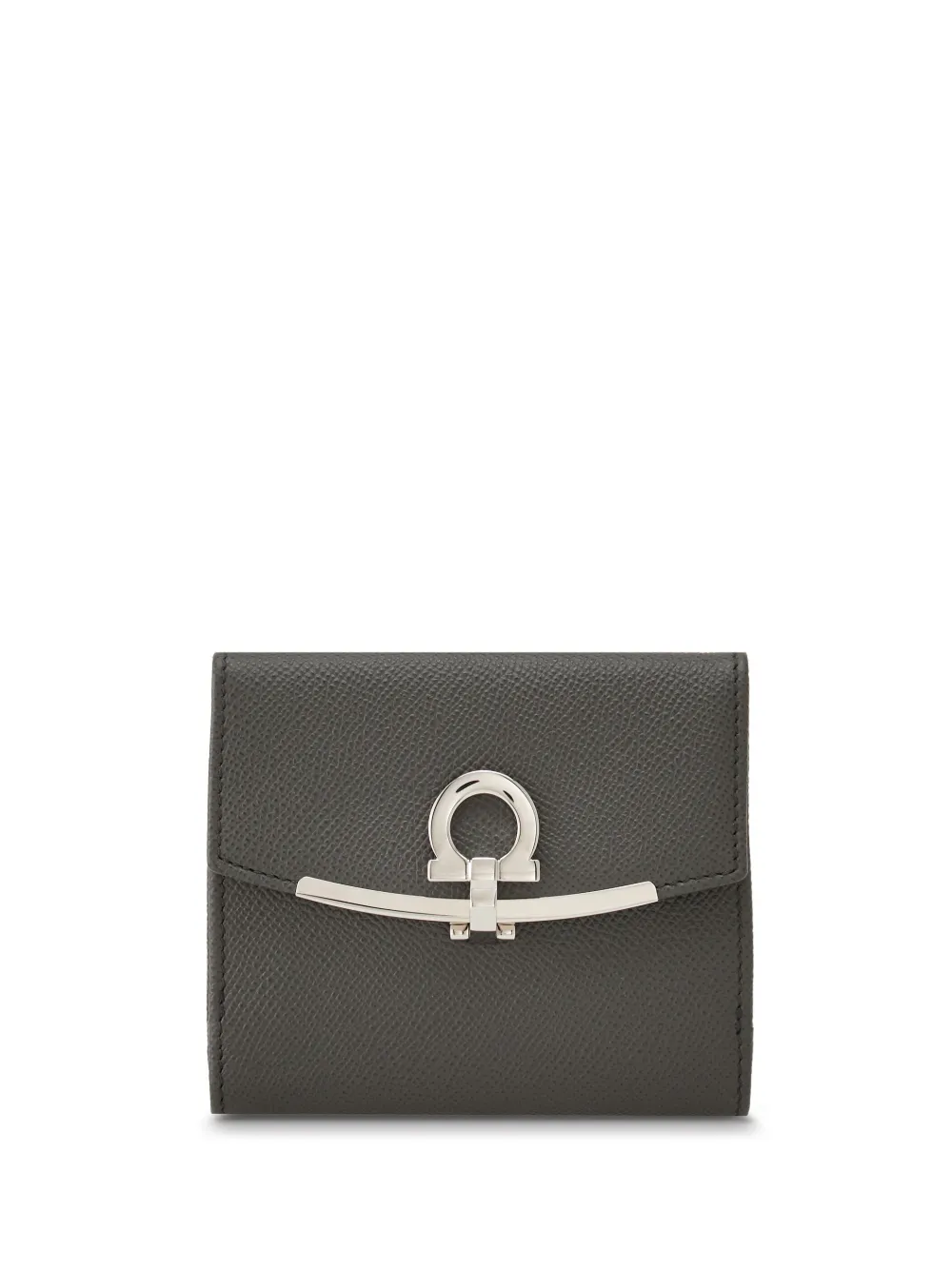Ferragamo Gancini-plaque leather wallet | Grey | Image 1