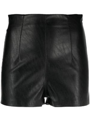Designer Leather & Faux-Leather Shorts for Women - FARFETCH