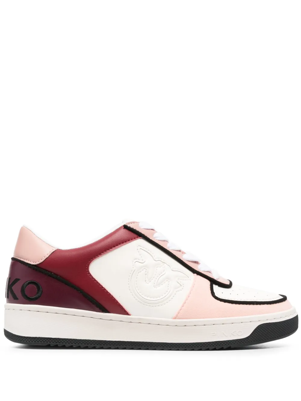 PINKO Panelled lowtop Leather Sneakers Farfetch