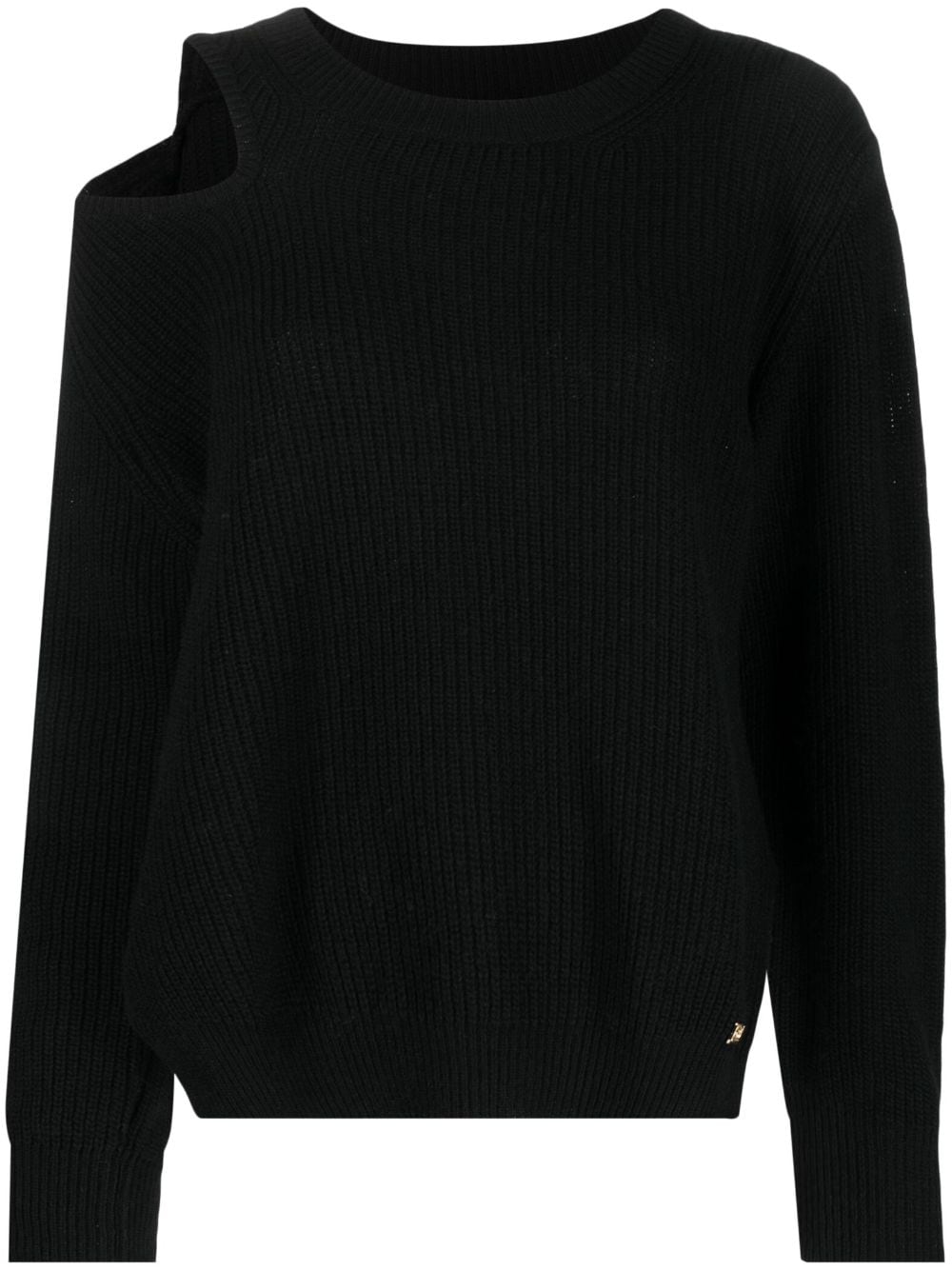 PINKO cut-out long-sleeve jumper - Black