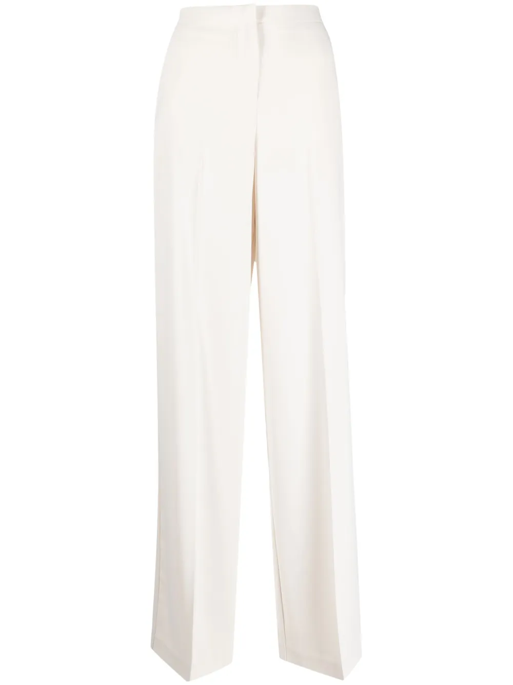 Pinko Wide-leg Tailored Trousers In White