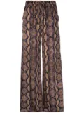 PINKO snake-print palazzo pants - Neutrals