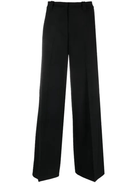 PINKO pressed-crease wide-leg trousers 