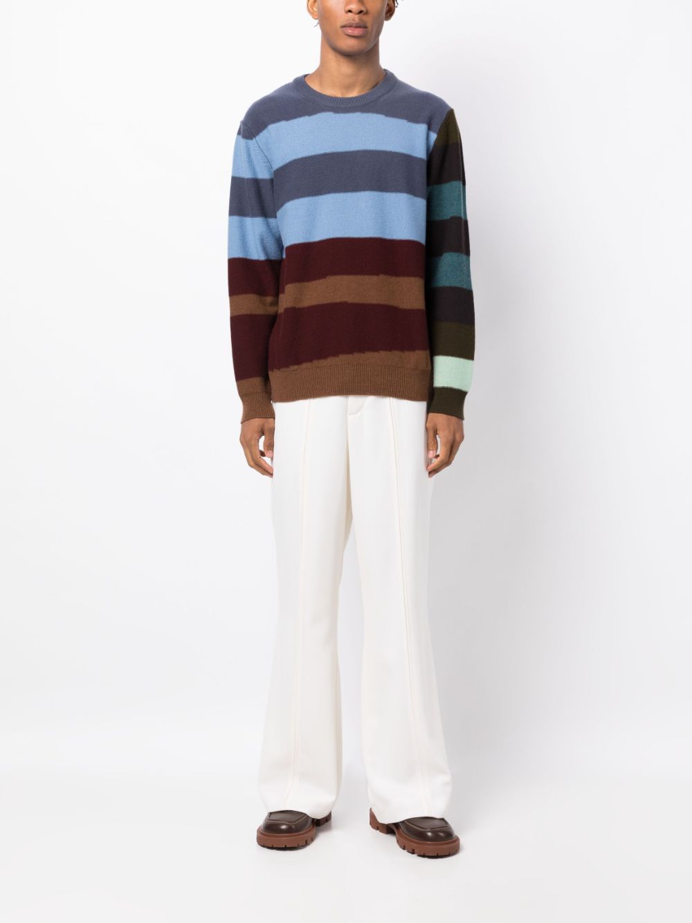 Paul Smith Gestreepte trui - Blauw