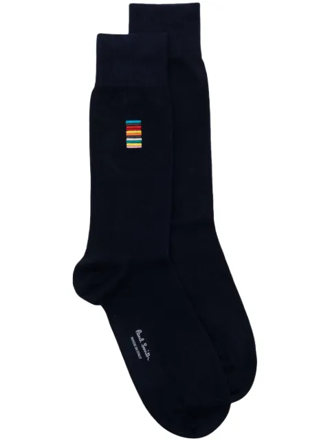 Paul Smith stripe-detailing cotton-blend socks 