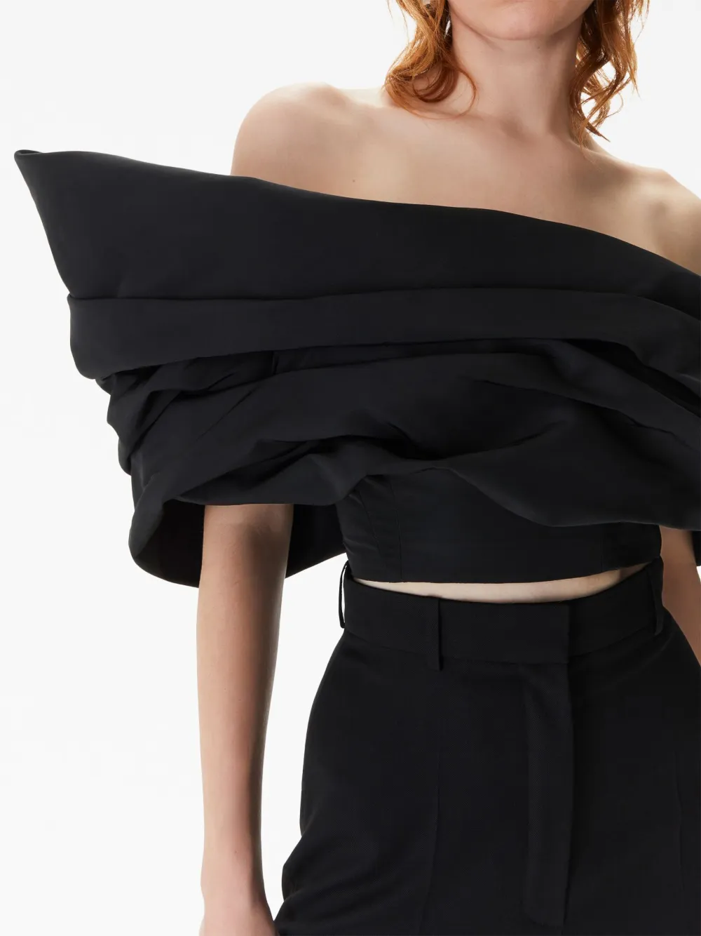 Asymmetric off shoulder top hot sale