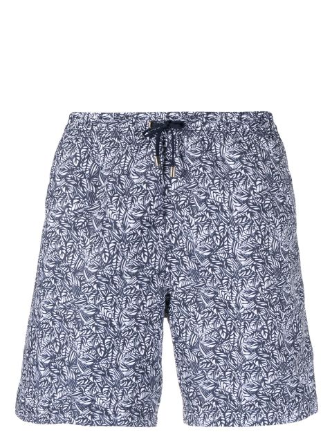 Sunspel graphic-print swim shorts 