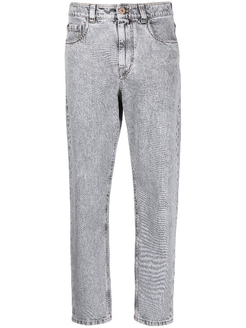 Brunello Cucinelli high-rise tapered jeans Women