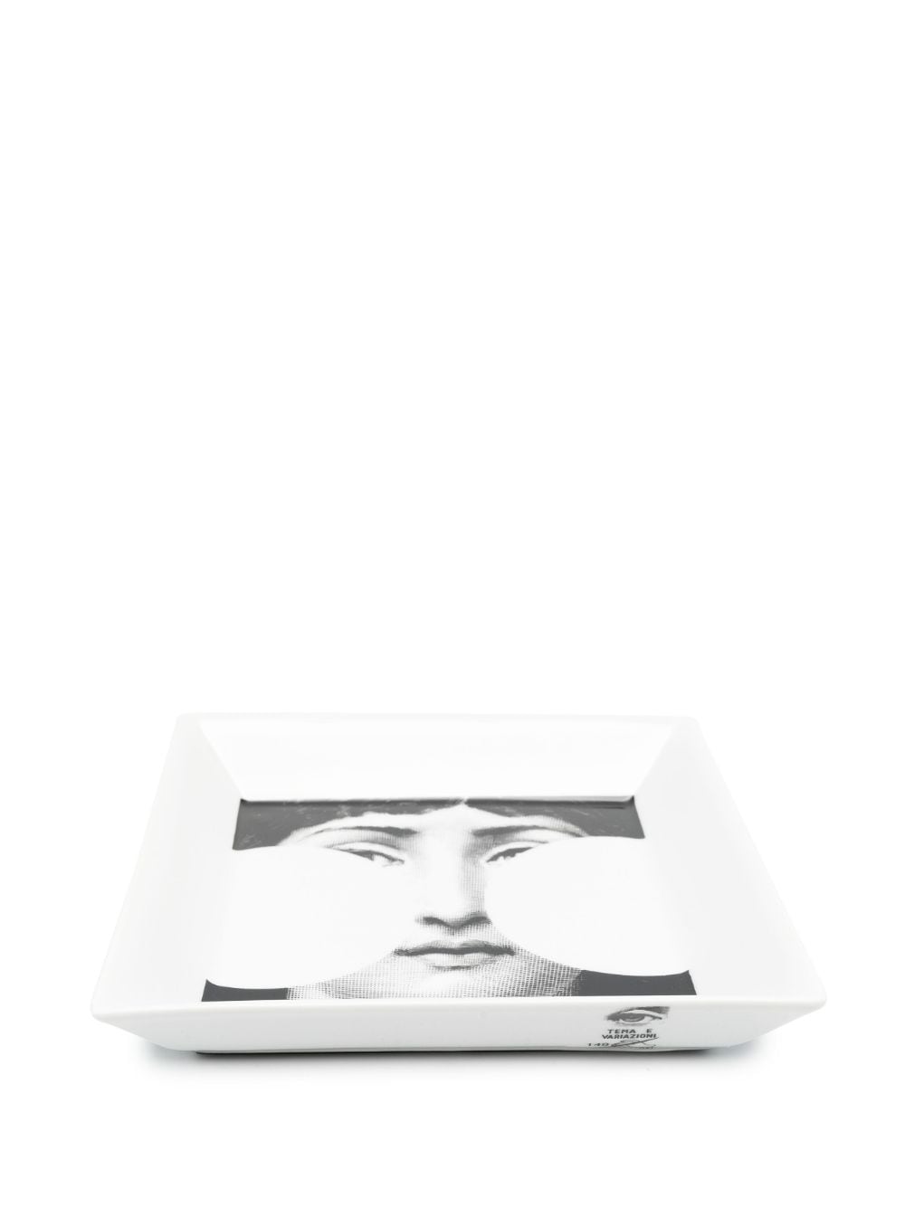 Shop Fornasetti Tema E Variazioni N.149 Plate In Weiss