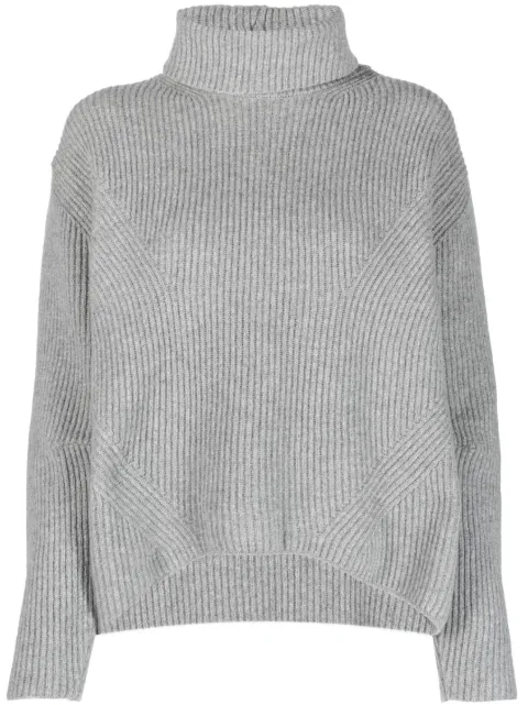 PINKO roll-neck ribbed jumper