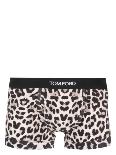 TOM FORD animal-print stretch-cotton boxers