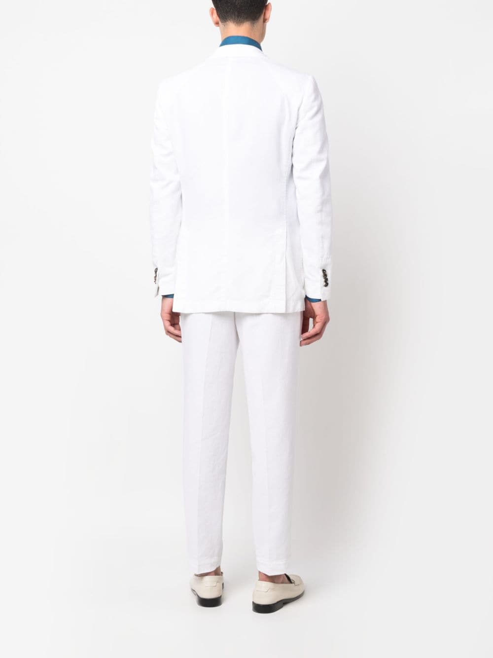 Shop Dell'oglio Single-breasted Suit In White