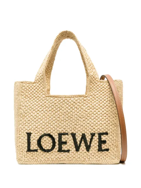 LOEWE sac cabas en raphia 