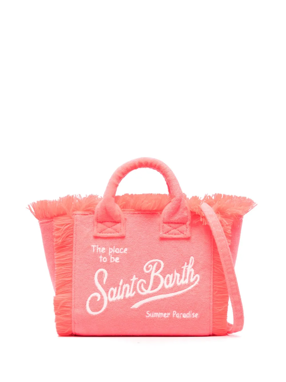 Mc2 Saint Barth Vanity Terry Mini Crossbody Bag In Pink