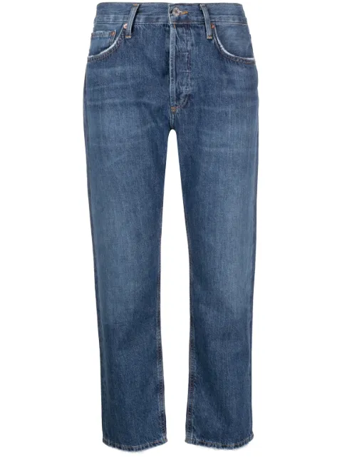 AGOLDE low-rise cropped jeans