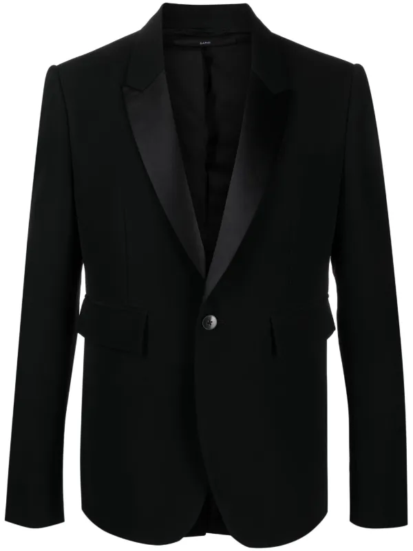 Mens black wool blazer hotsell