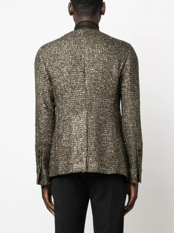 ジャケット・アウター ledyay alpaca boucle jacket サブカル刺繍ロゴ 中綿BIGジャケット | VOLCAN&APHRODITE