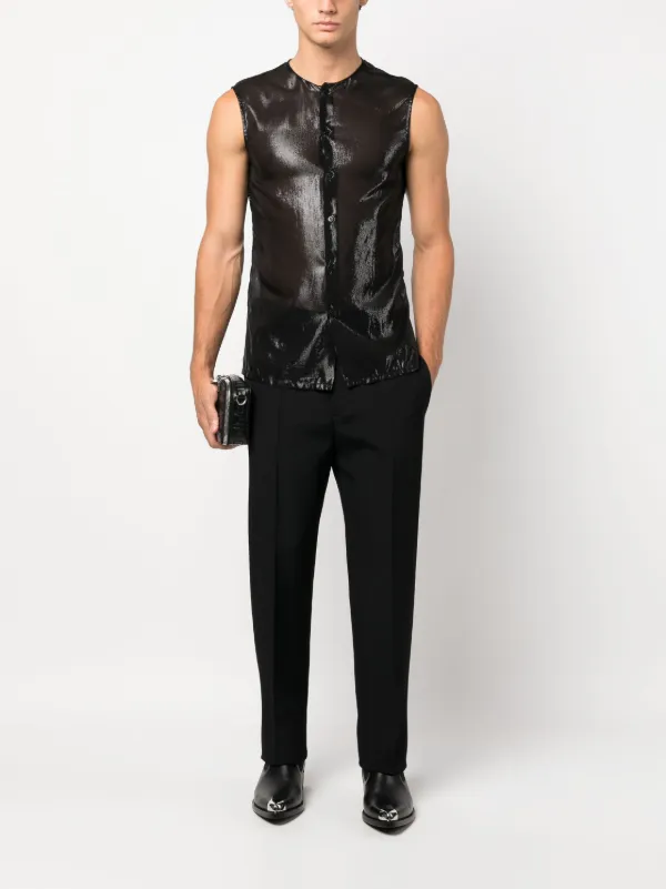 SAPIO N9 low-rise Tailored Trousers | Black | FARFETCH GE