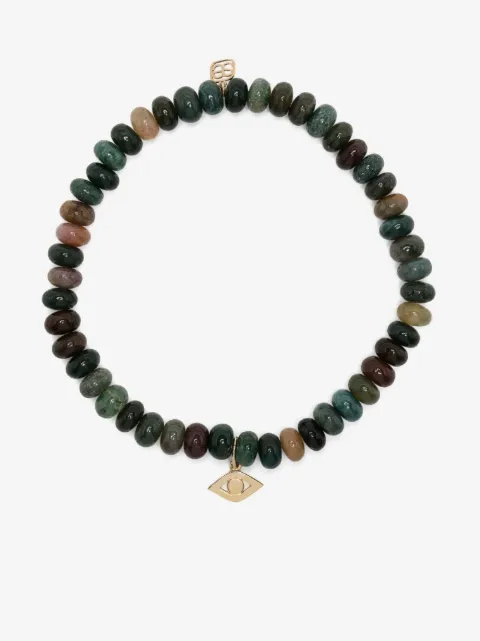 Sydney Evan bracelets Evil Eye en or 14ct à perles