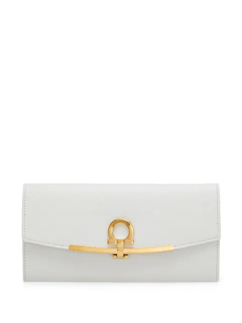 Ferragamo Gancini continental leather wallet