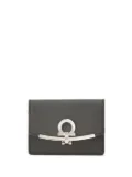 Ferragamo Gancini leather card holder - Grey