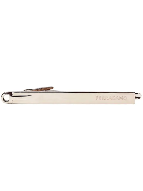 Ferragamo pince à cravate à logo gravé