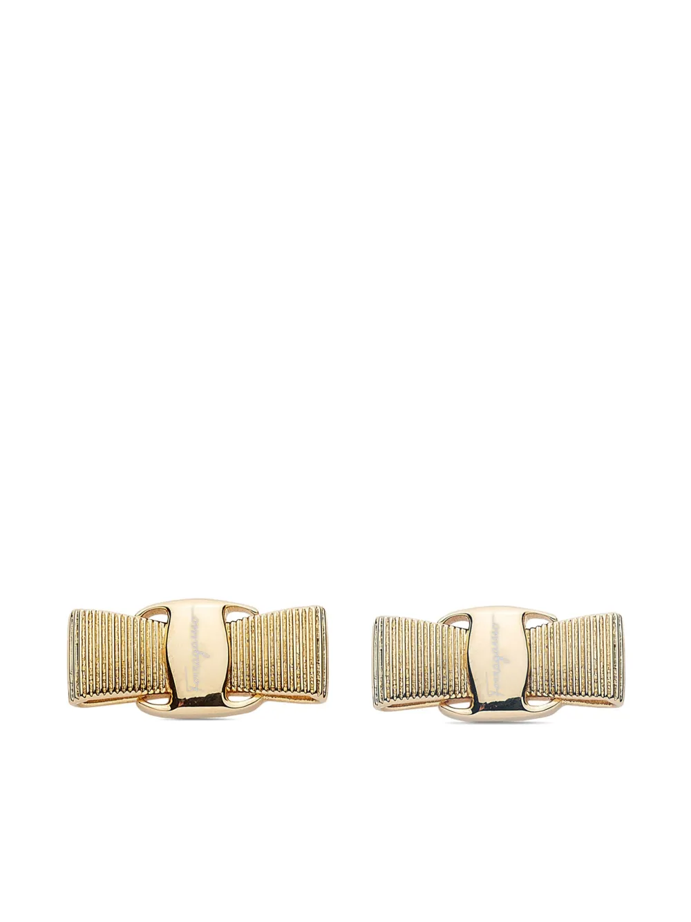 Ferragamo Vara bow earrings - Gold