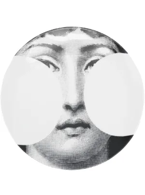 Fornasetti Tema e Variazioni N1 ウォールプレート 26cm | ブラック
