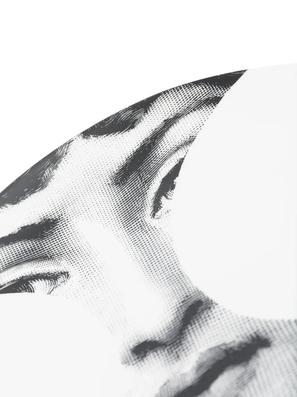 Fornasetti Tema E Variazioni N.149 Plate In White