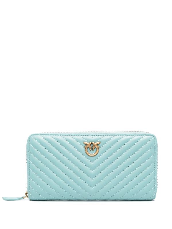 PINKO chevron-quilted Leather Wallet - Farfetch