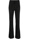 PINKO pinstriped flared tailored trousers - Black
