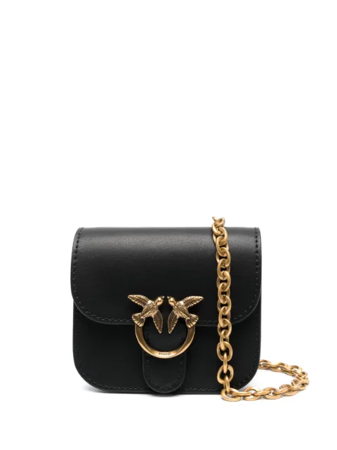 PINKO Love Birds leather mini bag