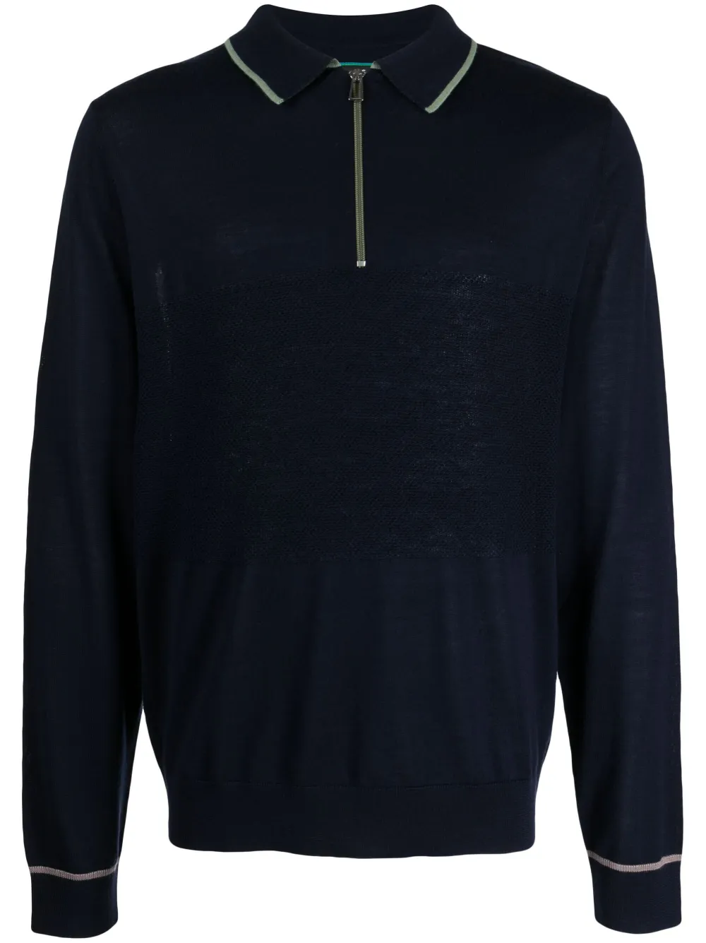 PS Paul Smith half zip Merino Wool Jumper Farfetch