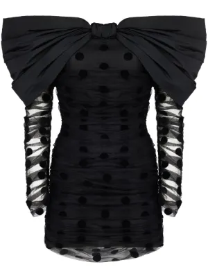 knee length dresses for ladies Black Sparkle Mini Dress