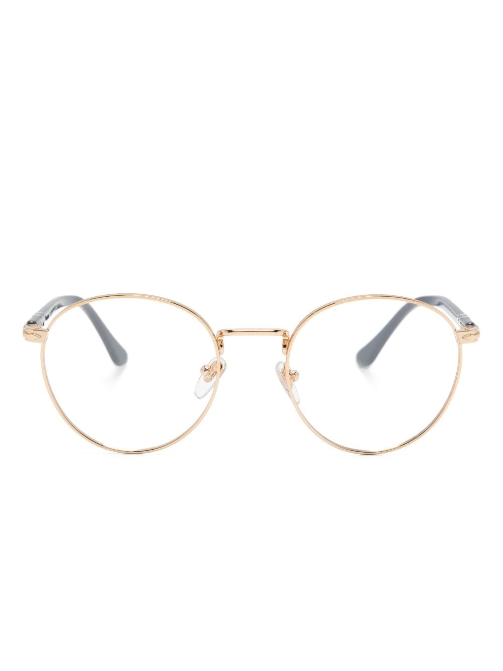 Persol Round-frame Glasses In Gold