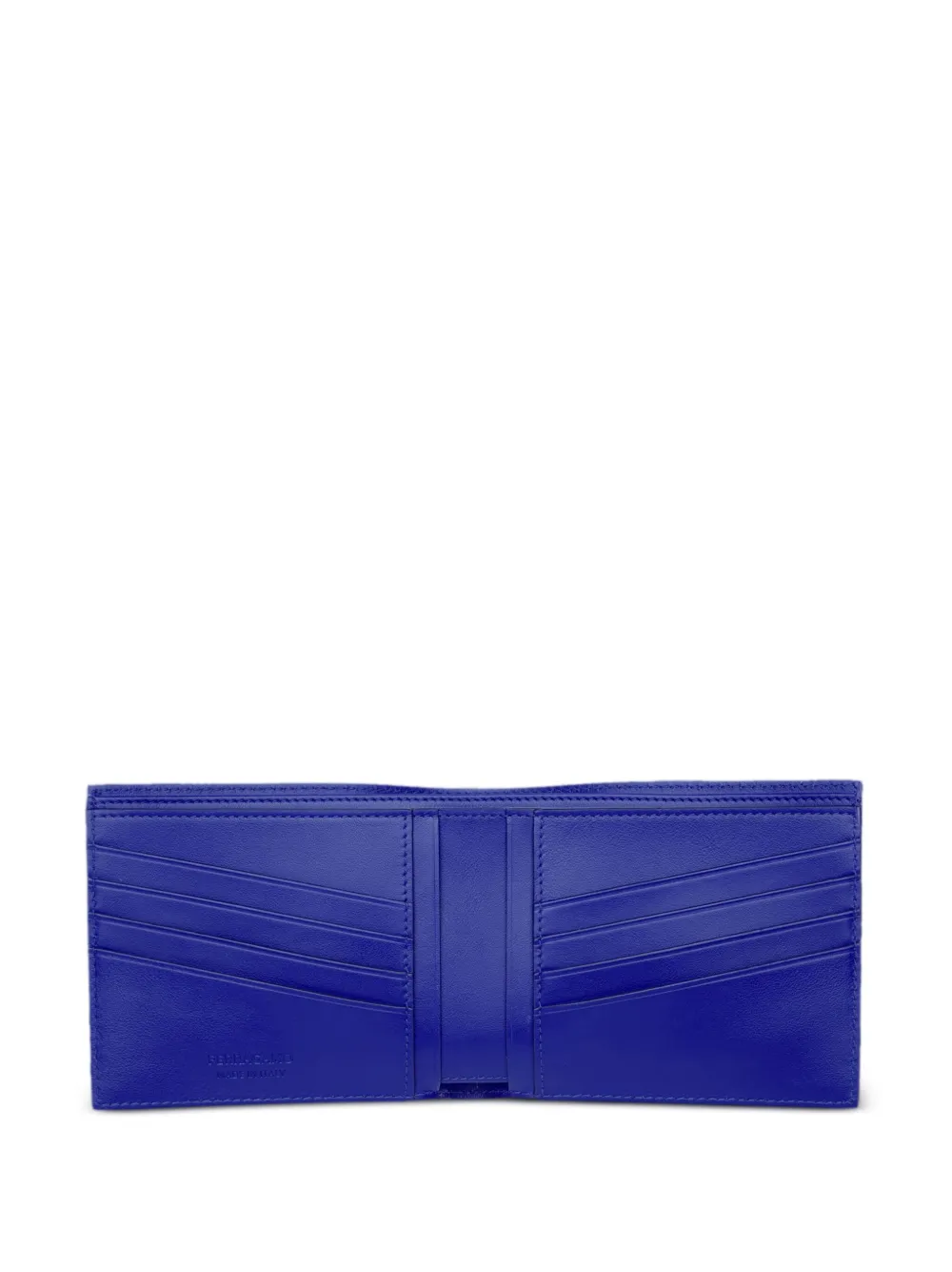 Ferragamo Portemonnee met logo-reliëf Blauw