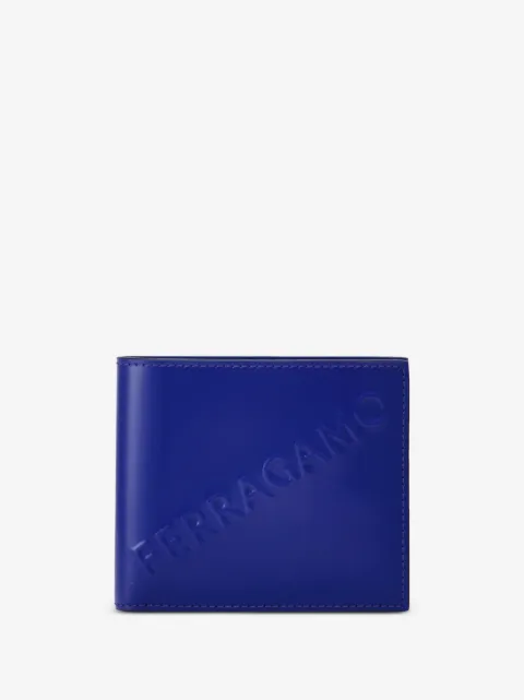 Ferragamo portefeuille en cuir à logo embossé
